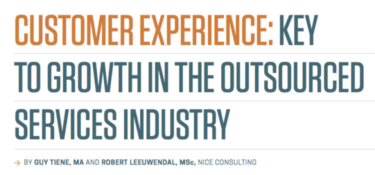 Customer Experience: Key To Growth In The Outsourced Service Industry